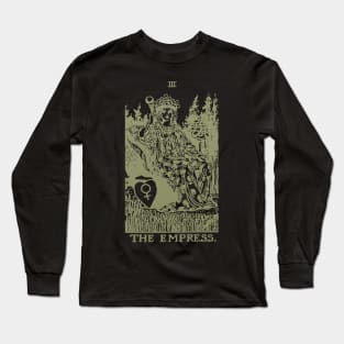 Golden Tarot - The Empress Long Sleeve T-Shirt